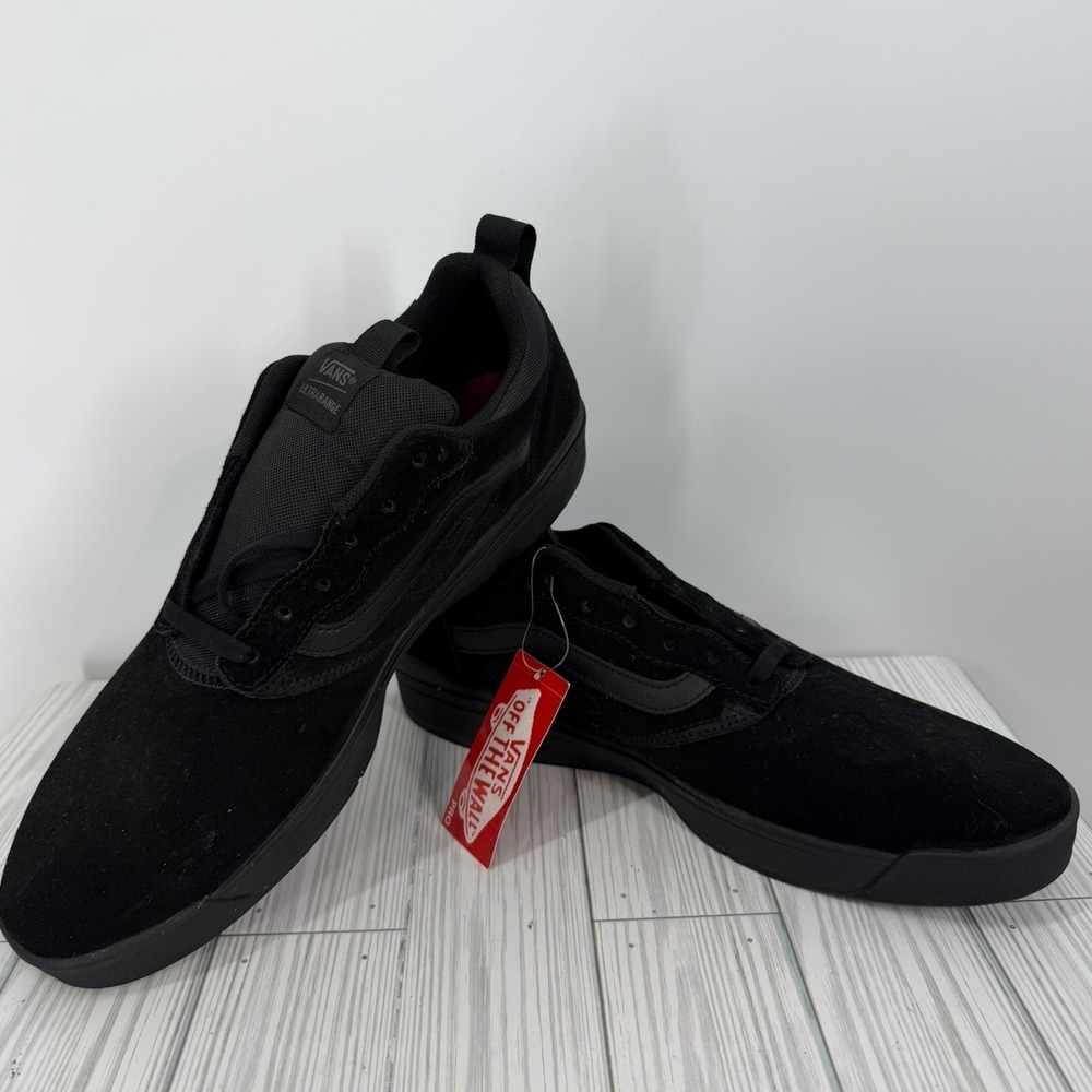 Vans UltraRange EXO SE Black Suede Low Top Sneakers Mens Size 13 NEW - Picture 3 of 9